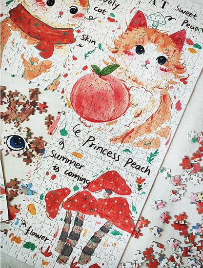Three Orange Cats | Kessing | 1000 Piece Puzzle | Jigsaw Puzzle - Mystery Matrix