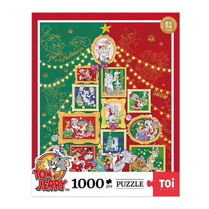 Tom and Jerry - Christmas Memoirs | TOI | 1000 Piece Puzzle | Jigsaw Puzzle - Mystery Matrix
