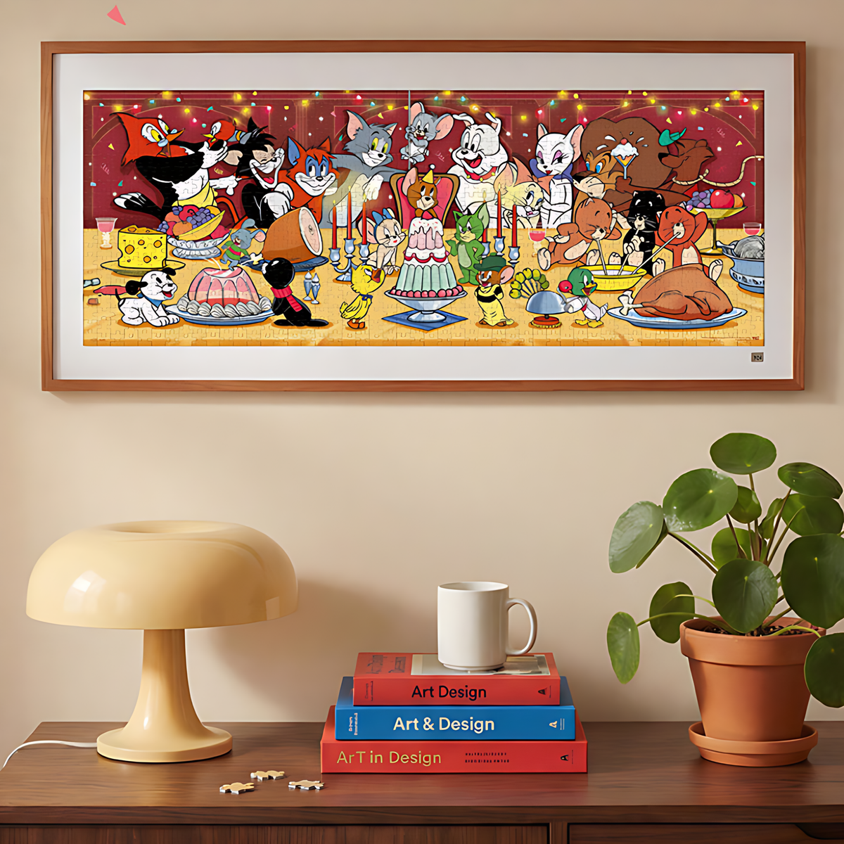 Tom and Jerry - Happy Dinner Party | TOI | 1000 Piece Puzzle | Jigsaw Puzzle - Mystery Matrix