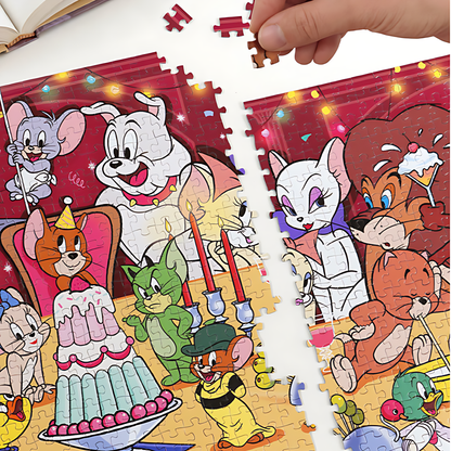 Tom and Jerry - Happy Dinner Party | TOI | 1000 Piece Puzzle | Jigsaw Puzzle - Mystery Matrix