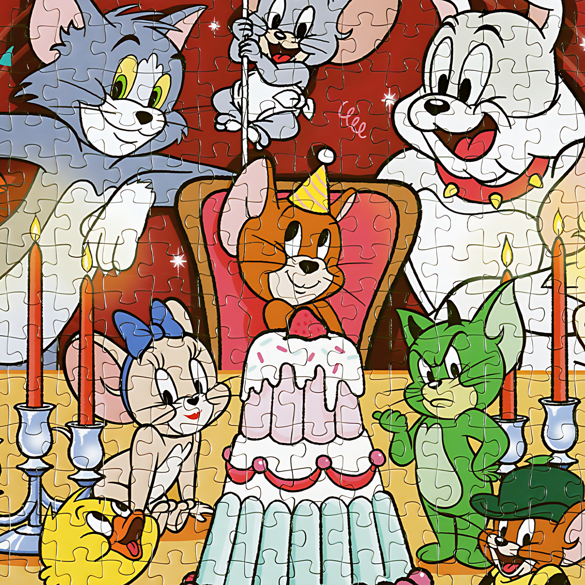 Tom and Jerry - Happy Dinner Party | TOI | 1000 Piece Puzzle | Jigsaw Puzzle - Mystery Matrix