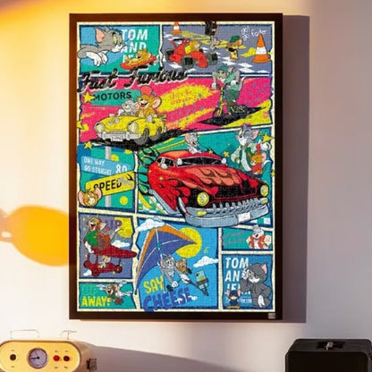 Tom and Jerry Series - Fast & Furious | TOI | 1000 Piece Puzzle | Jigsaw Puzzle - Mystery Matrix