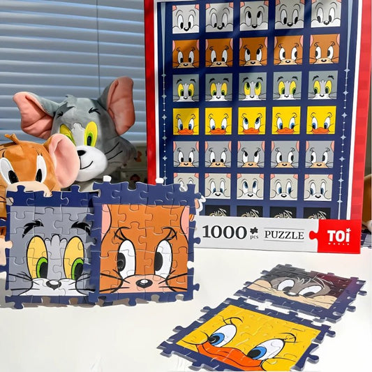 Tom and Jerry - Stare Off | TOI | 1000 Piece Puzzle | Jigsaw Puzzle - Mystery Matrix