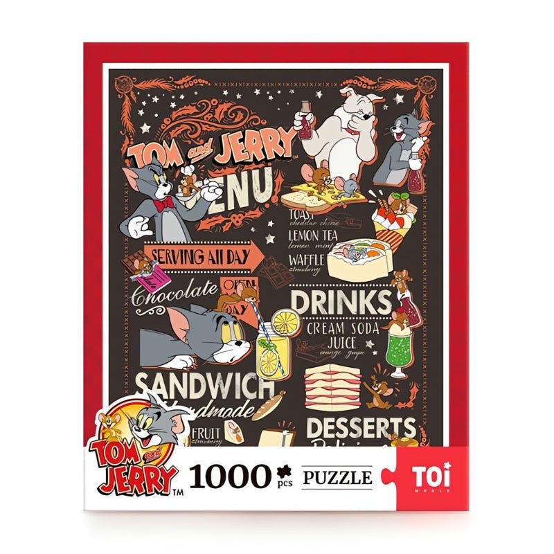 Tom and Jerry - Tea Time | TOI | 1000 Piece Puzzle | Jigsaw Puzzle - Mystery Matrix