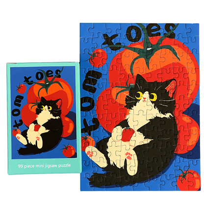 Tomato Kitty | Puffinkids | 6 in 1 Mini Puzzle | Jigsaw Puzzle - Mystery Matrix