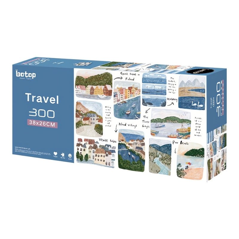Travel | Botop | 300 Piece Puzzle | Jigsaw Puzzle - Mystery Matrix