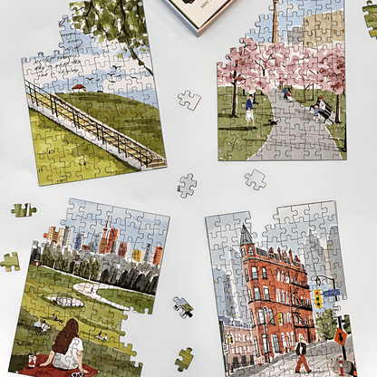 Trip to Toronto | Puffinkids | 6 in 1 Mini Puzzle | Jigsaw Puzzle - Mystery Matrix