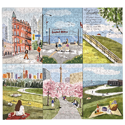 Trip to Toronto | Puffinkids | 6 in 1 Mini Puzzle | Jigsaw Puzzle - Mystery Matrix