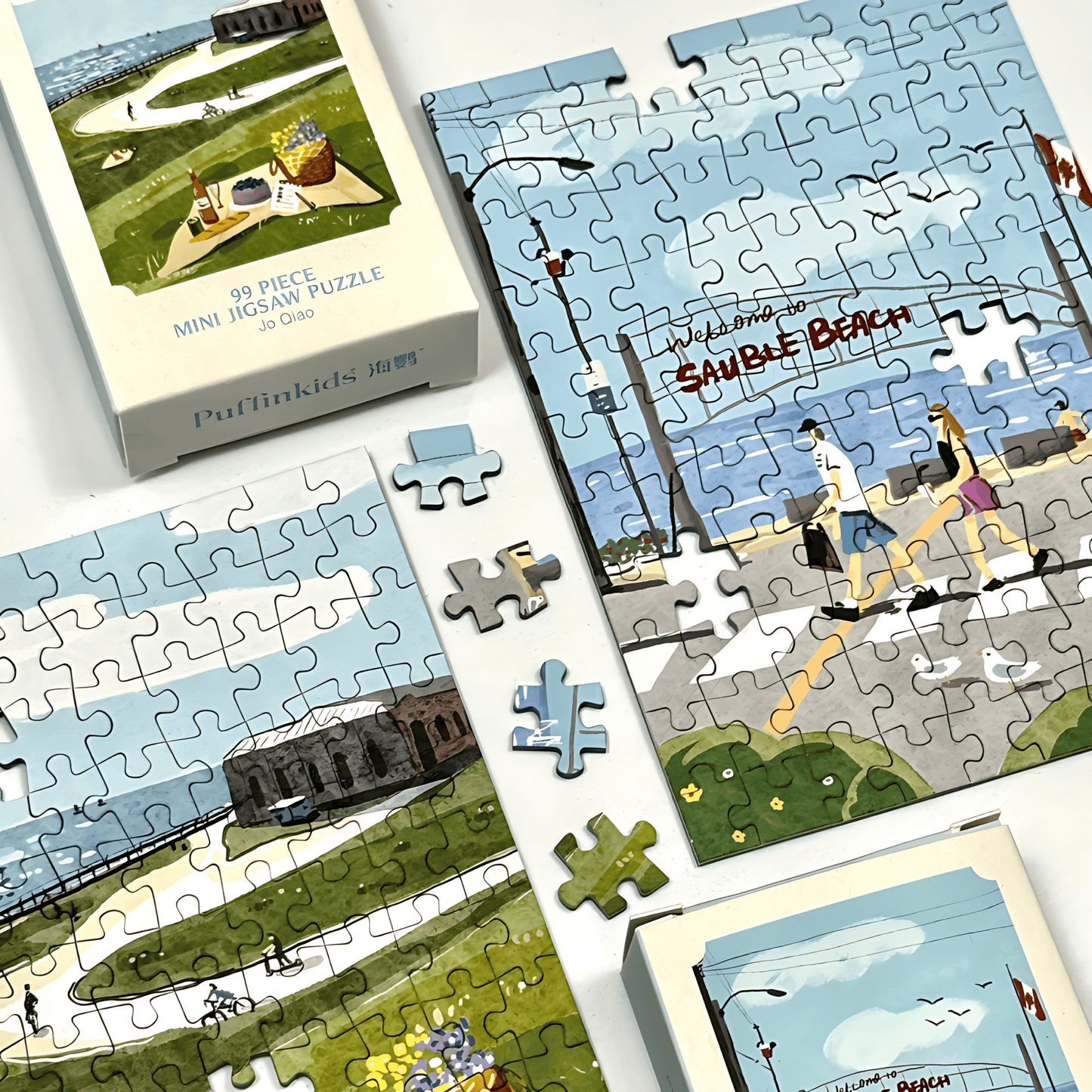 Trip to Toronto | Puffinkids | 6 in 1 Mini Puzzle | Jigsaw Puzzle - Mystery Matrix
