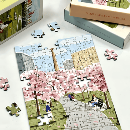 Trip to Toronto | Puffinkids | 6 in 1 Mini Puzzle | Jigsaw Puzzle - Mystery Matrix