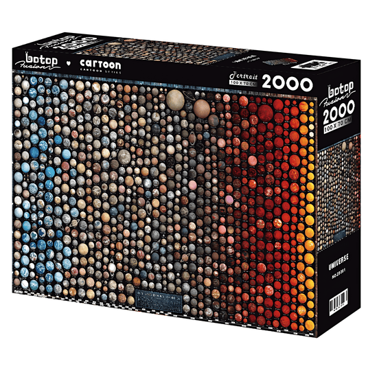 Univers | Botop Blackcard | 2000 Piece Puzzle | Jigsaw Puzzle - Mystery Matrix
