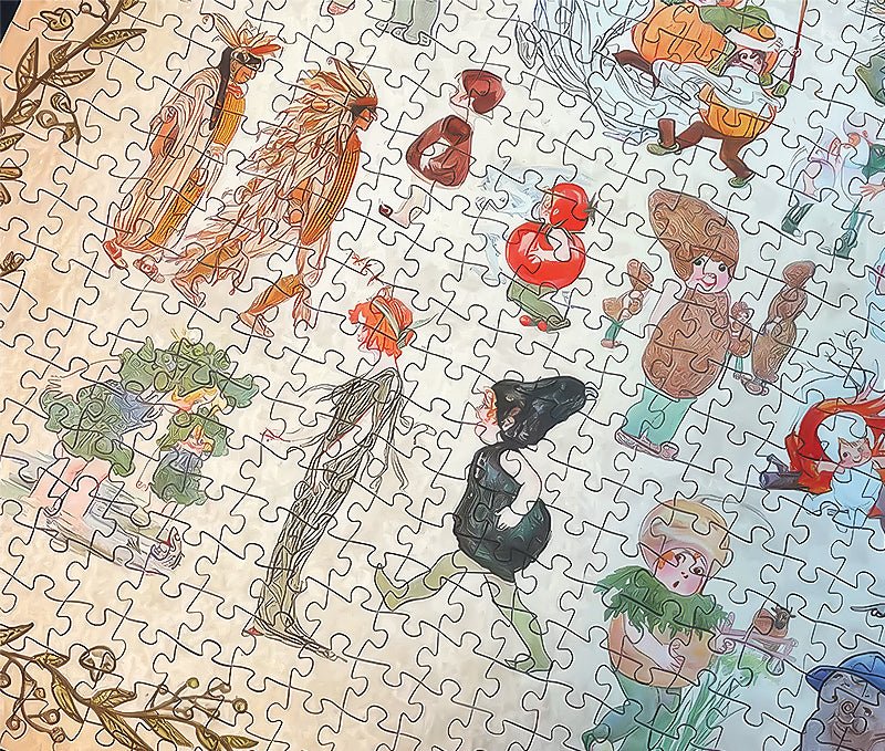 Vegetable Fairy | TKX | 1000 Piece Puzzle | Jigsaw Puzzle - Mystery Matrix