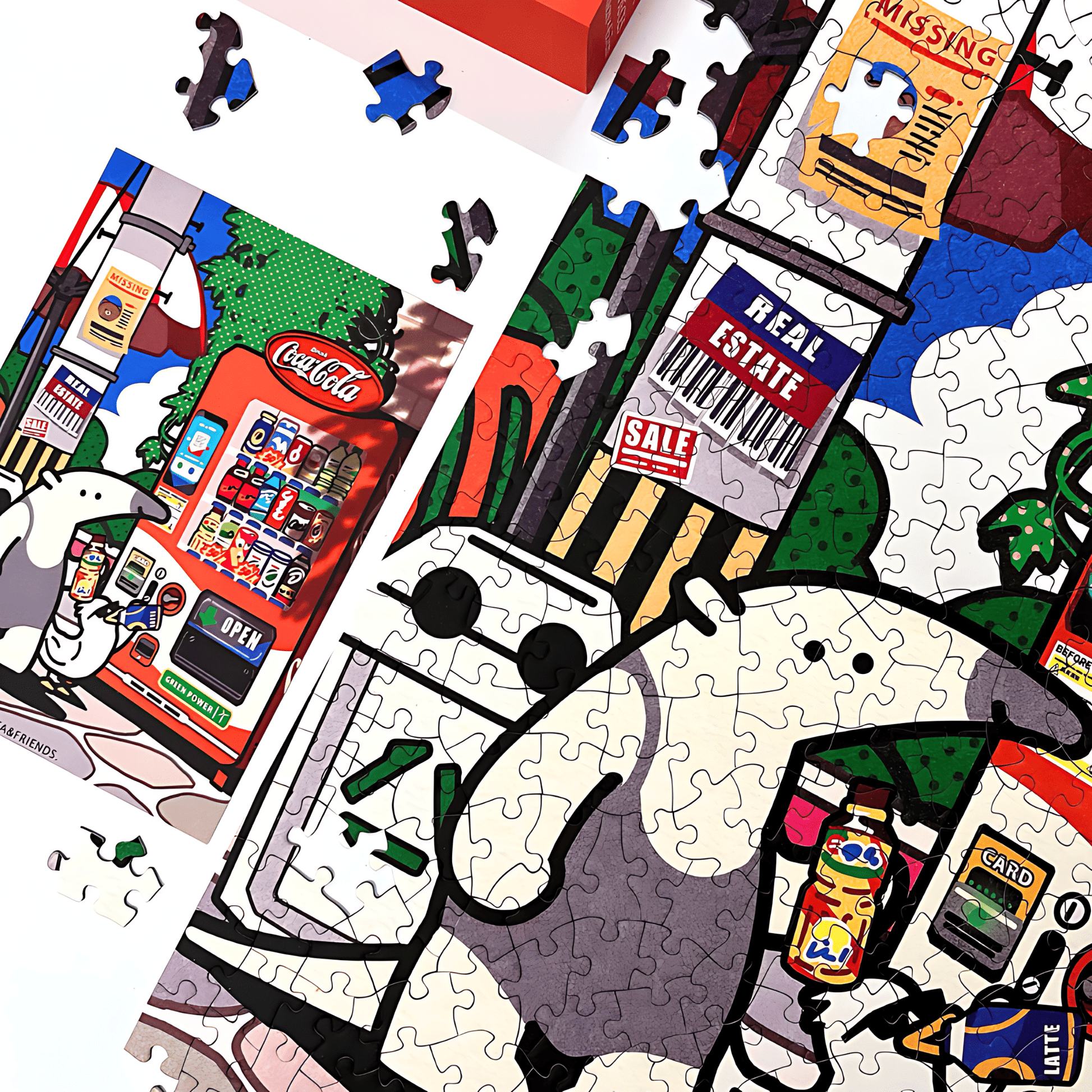 Vending Machine | Dreamer Puzzle | 500 Piece Puzzle | Irregular Puzzle Piece | Jigsaw Puzzle - Mystery Matrix