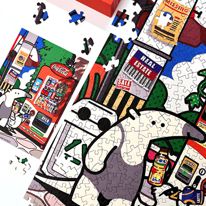Vending Machine | Dreamer Puzzle | 500 Piece Puzzle | Irregular Puzzle Piece | Jigsaw Puzzle - Mystery Matrix