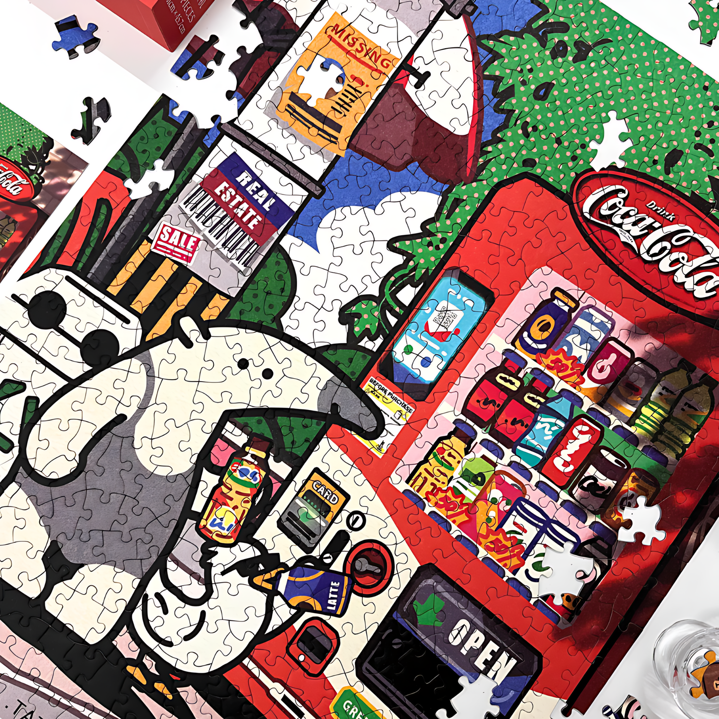 Vending Machine | Dreamer Puzzle | 500 Piece Puzzle | Irregular Puzzle Piece | Jigsaw Puzzle - Mystery Matrix