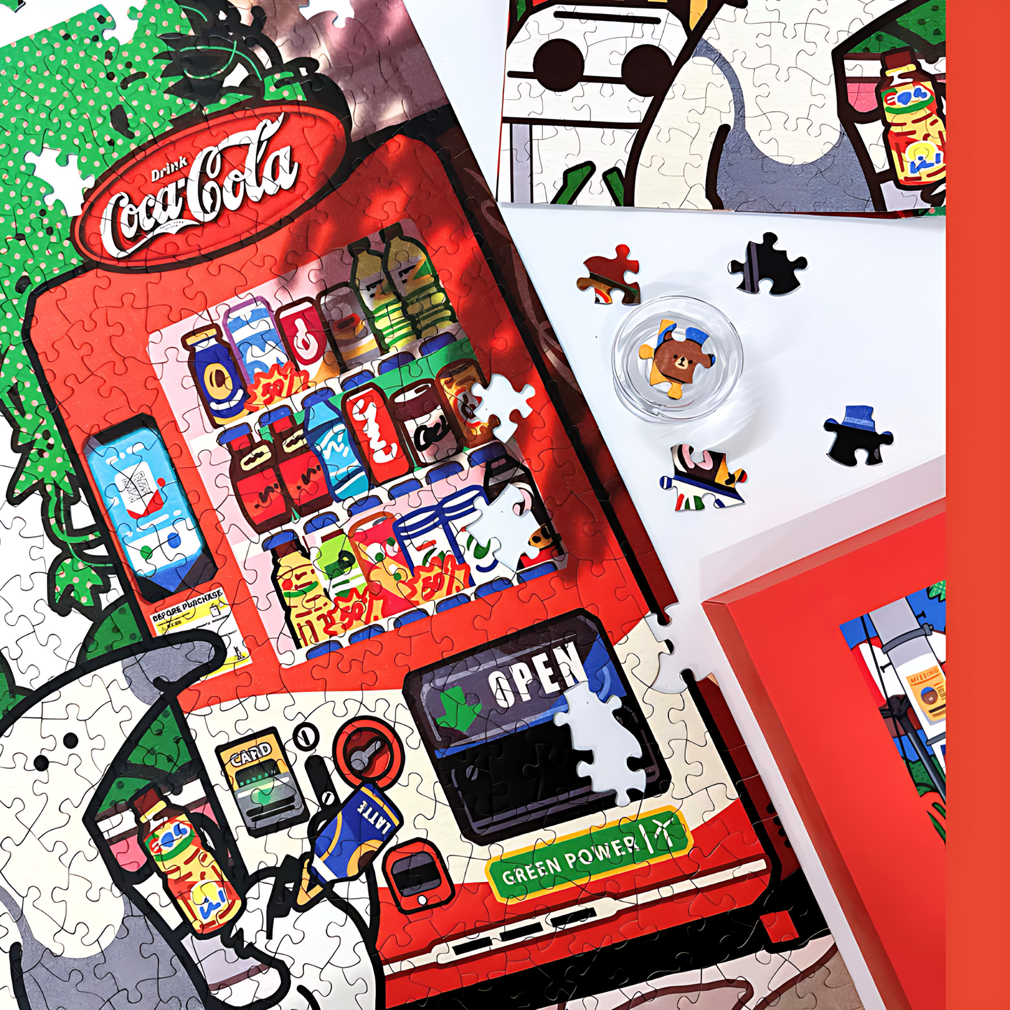 Vending Machine | Dreamer Puzzle | 500 Piece Puzzle | Irregular Puzzle Piece | Jigsaw Puzzle - Mystery Matrix