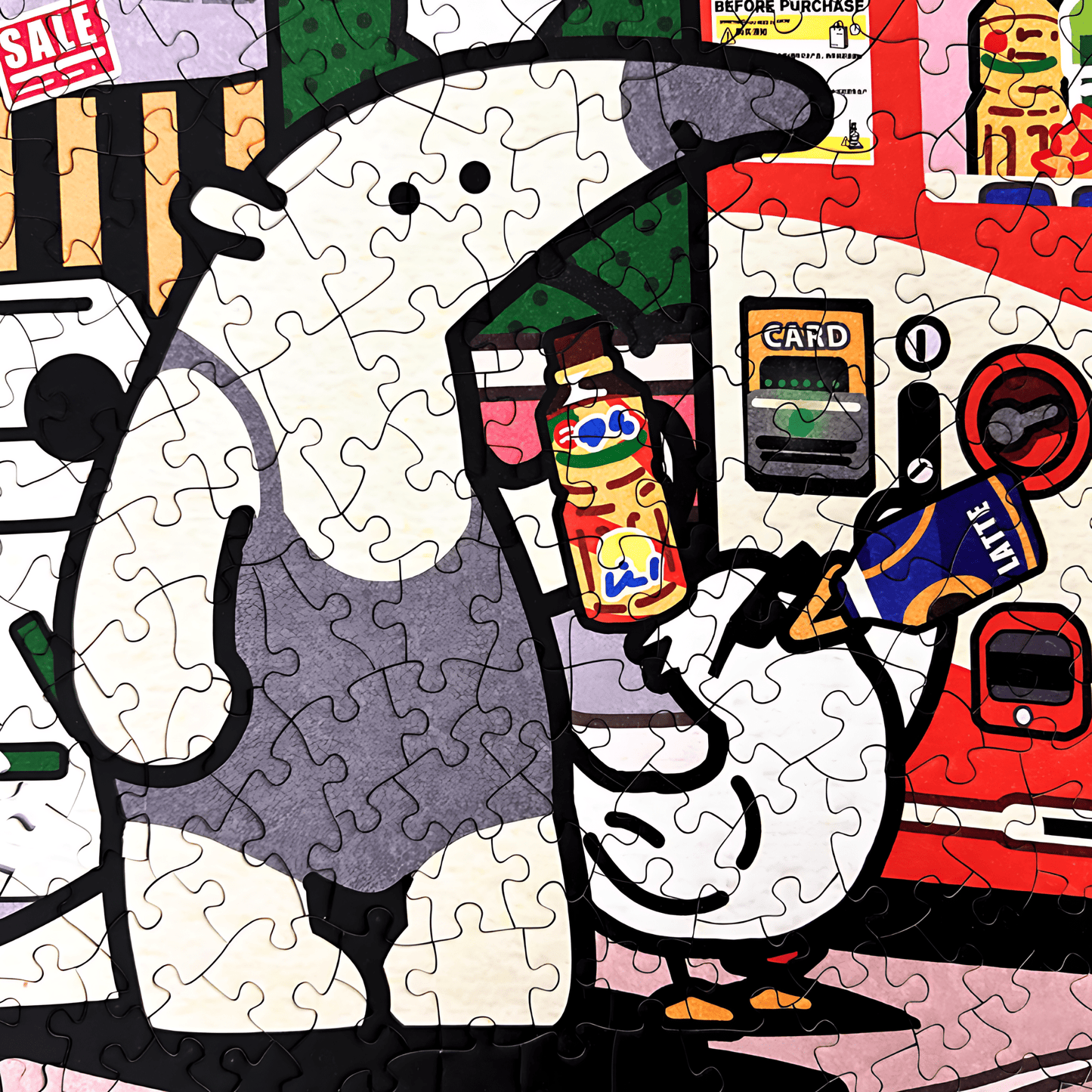 Vending Machine | Dreamer Puzzle | 500 Piece Puzzle | Irregular Puzzle Piece | Jigsaw Puzzle - Mystery Matrix