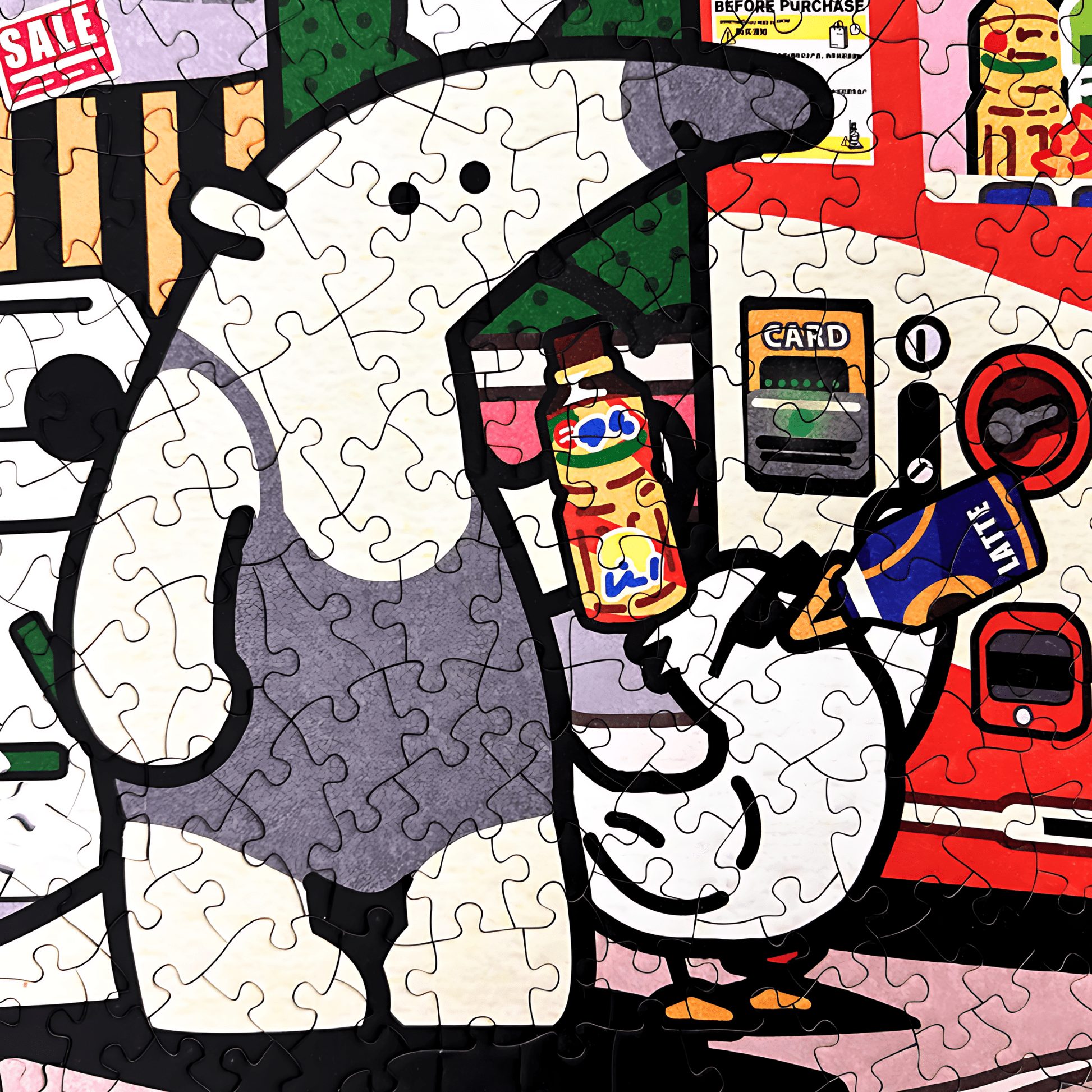 Vending Machine | Dreamer Puzzle | 500 Piece Puzzle | Irregular Puzzle Piece | Jigsaw Puzzle - Mystery Matrix