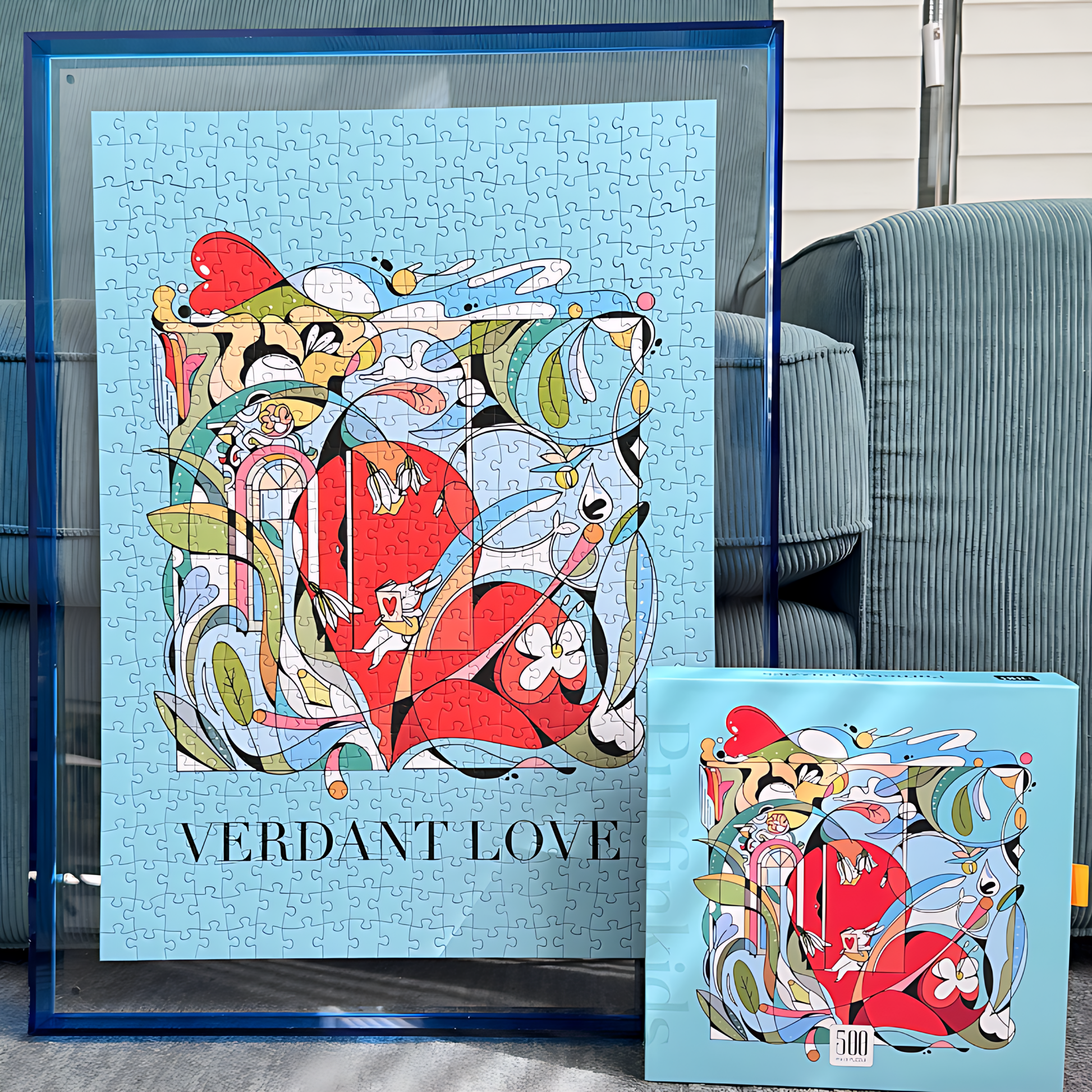 Verdant Love | Puffinkids | 1000 Piece Puzzle | Jigsaw Puzzle - Mystery Matrix