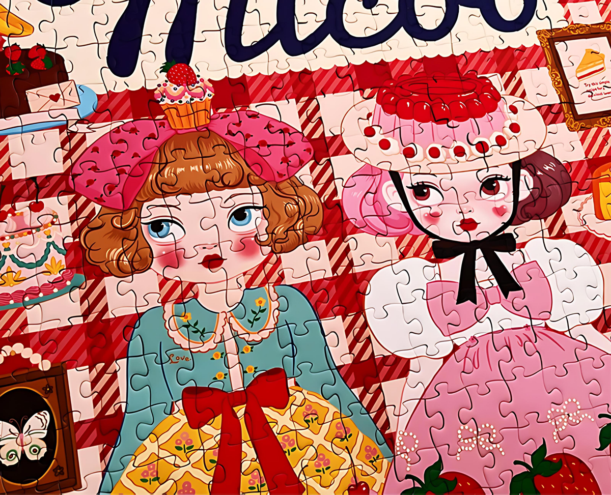 Vintage Girls | Kessing | 500 Piece Puzzle | Jigsaw Puzzle - Mystery Matrix