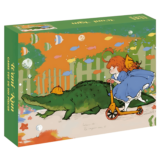 Wani-Kun | WEVE | 500 Piece Puzzle | Jigsaw Puzzle - Mystery Matrix
