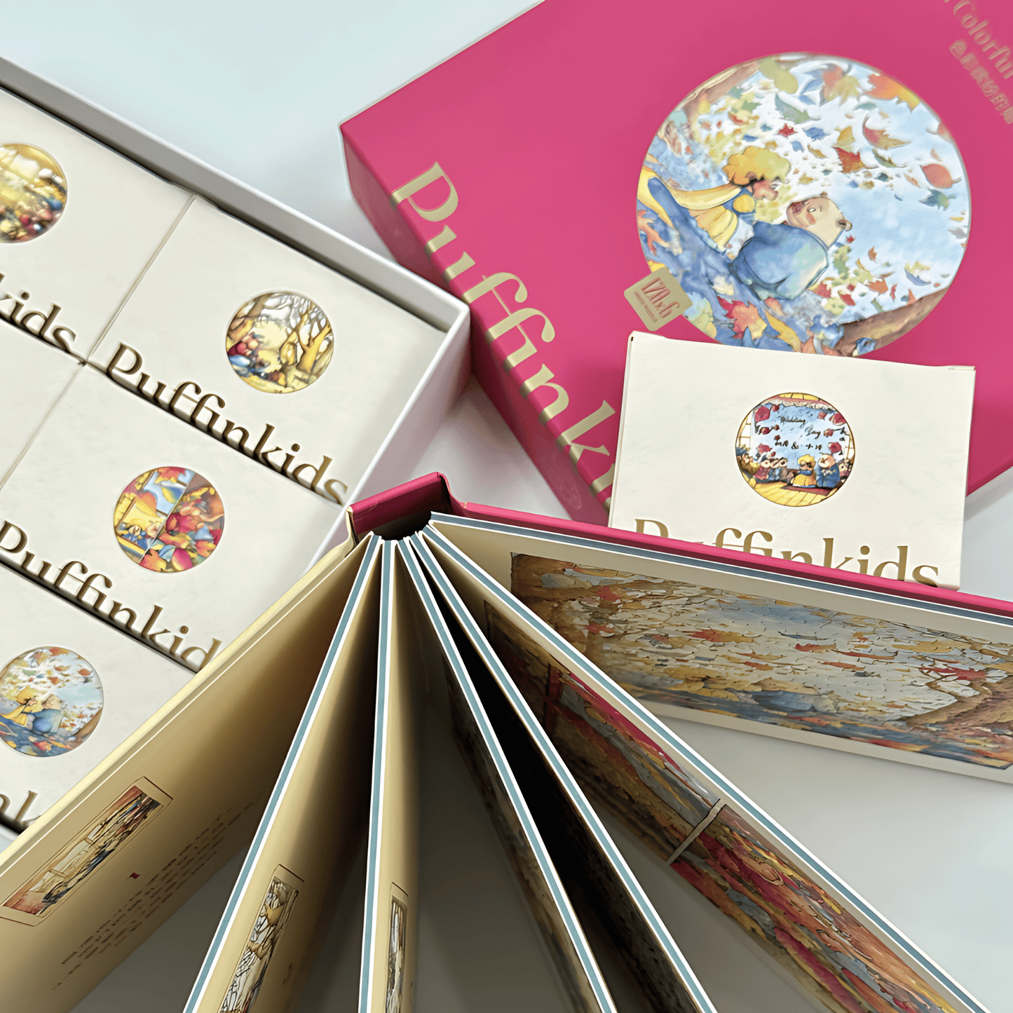 Wedding Storybook | Puffinkids | 6 in 1 Mini Puzzle Book Set | Jigsaw Puzzle - Mystery Matrix