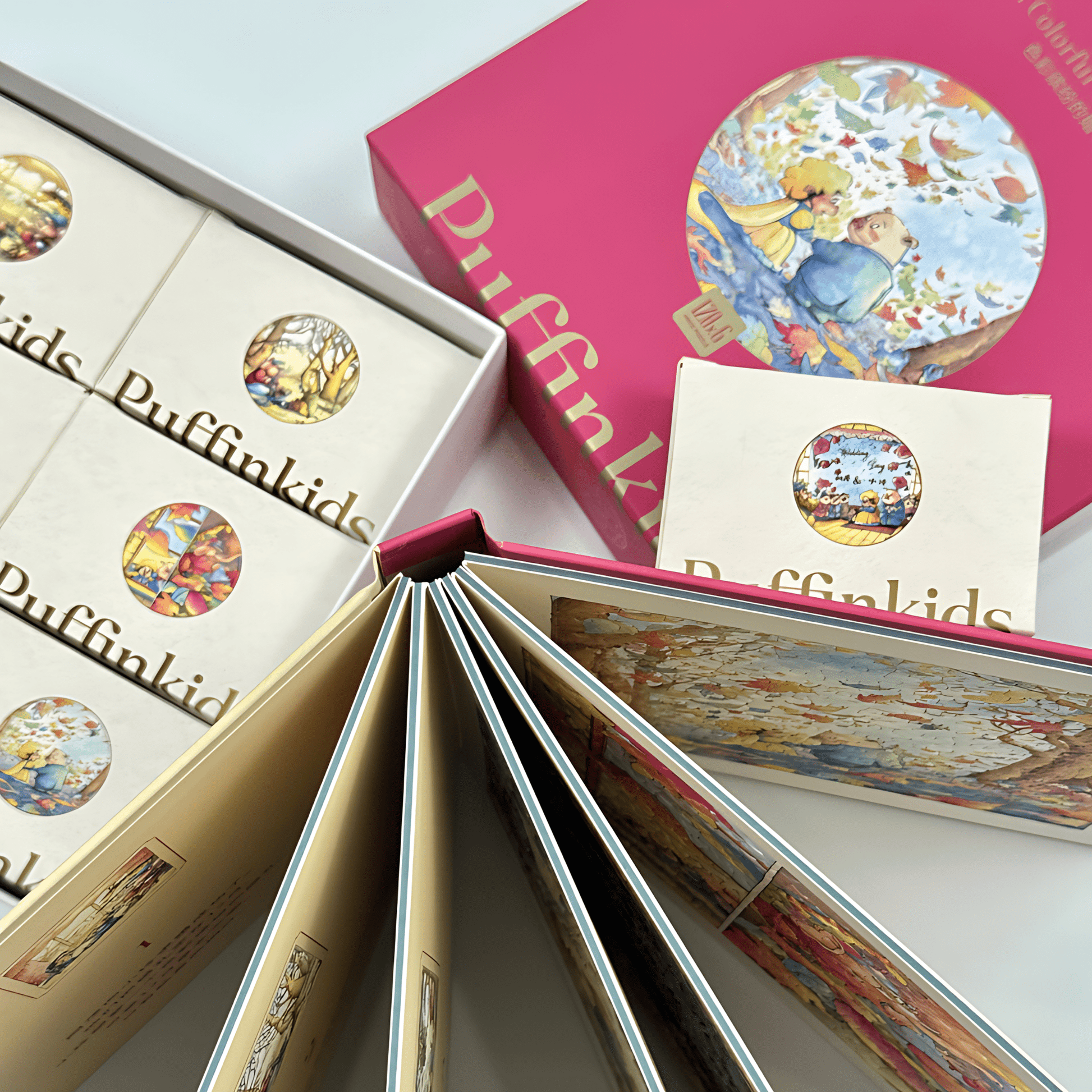 Wedding Storybook | Puffinkids | 6 in 1 Mini Puzzle Book Set | Jigsaw Puzzle - Mystery Matrix