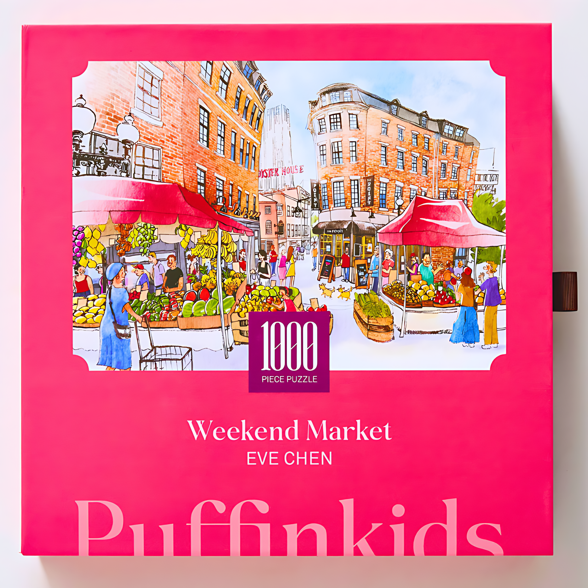 Weekend Market | Puffinkids | 1000 Piece Puzzle | Jigsaw Puzzle - Mystery Matrix