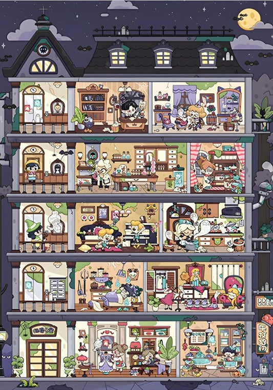 Weird Apartment | Gill & Lill | 1000 Piece Puzzle | Jigsaw Puzzle - Mystery Matrix