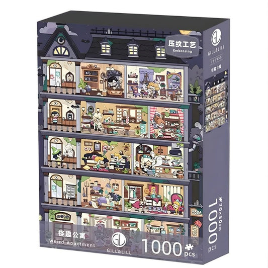 Weird Apartment | Gill & Lill | 1000 Piece Puzzle | Jigsaw Puzzle - Mystery Matrix