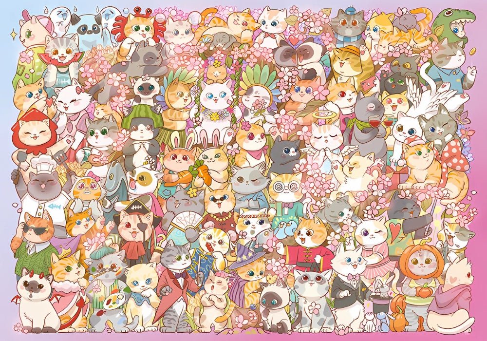 Whisker Wonderland | TOI | 1000 Piece Puzzle | Jigsaw Puzzle - Mystery Matrix