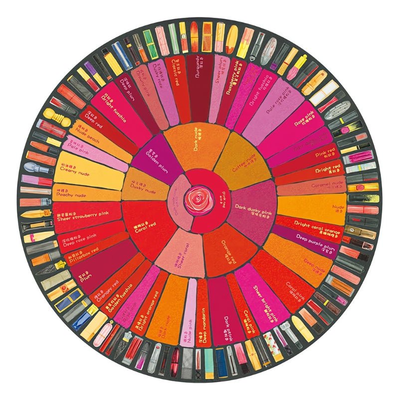 Wine Flavor Wheel | Botop | 1000 Piece Puzzle | Jigsaw Puzzle - Mystery Matrix