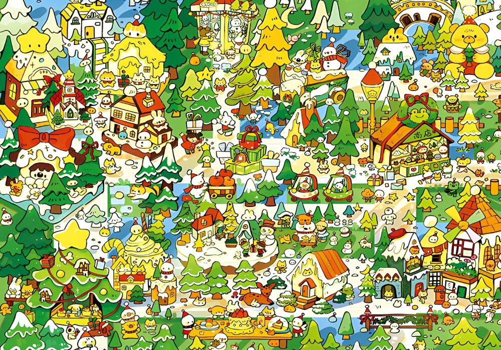 Winter Forest | Botop | 500 Piece Puzzle | Jigsaw Puzzle - Mystery Matrix