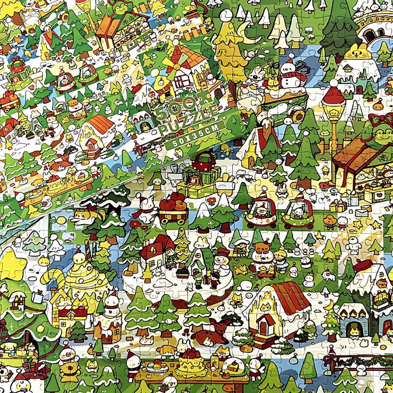 Winter Forest | Botop | 500 Piece Puzzle | Jigsaw Puzzle - Mystery Matrix