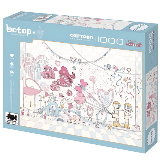 Wooden Man | Botop Blackcard | 1000 Piece Puzzle | Jigsaw Puzzle - Mystery Matrix