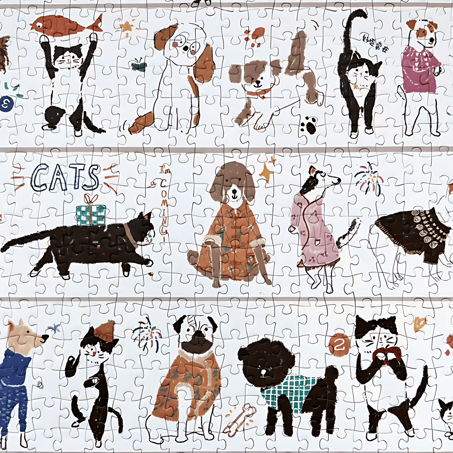 Woof Meow | Botop Fusion | 1000 Piece Puzzle | Jigsaw Puzzle - Mystery Matrix