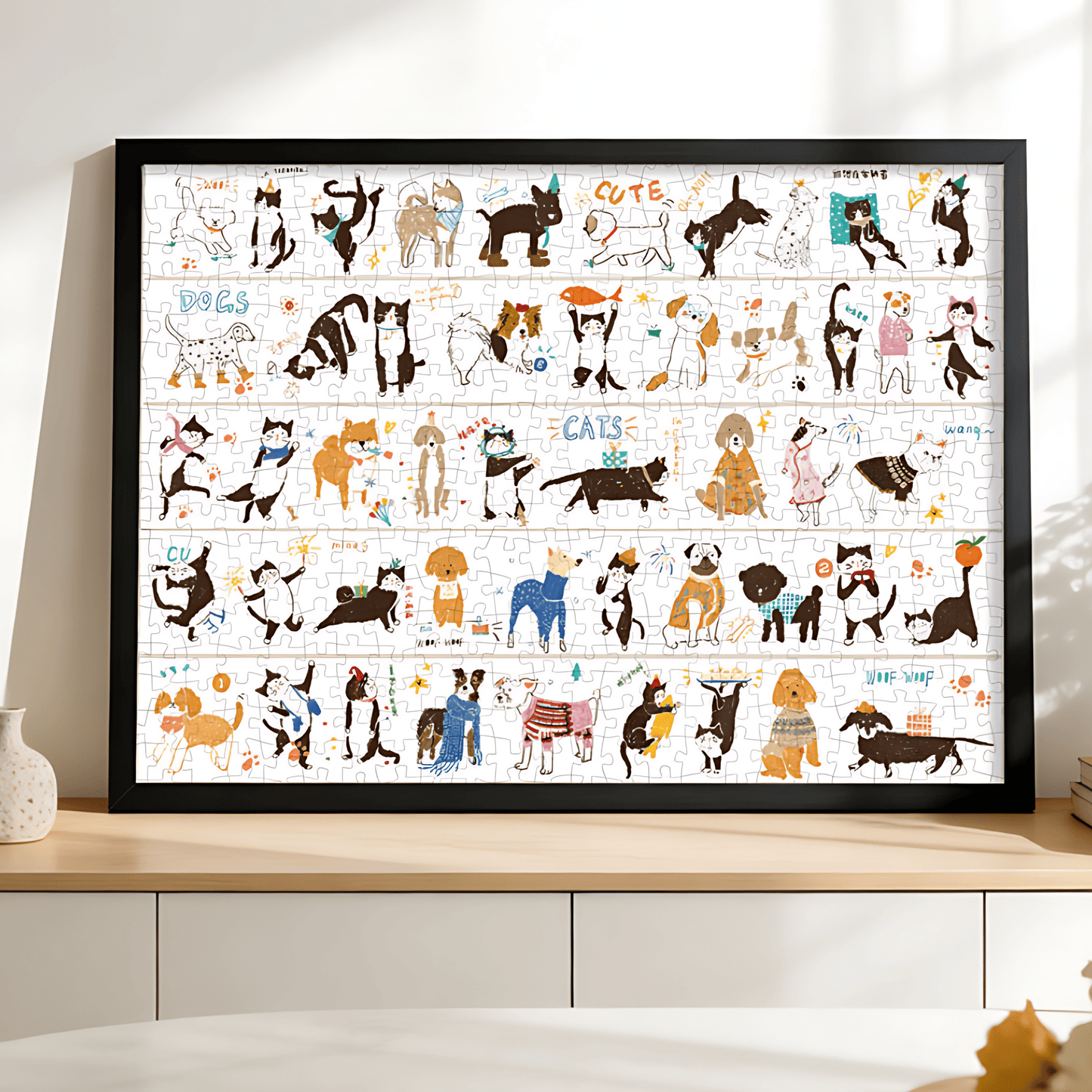 Woof Meow | Botop Fusion | 1000 Piece Puzzle | Jigsaw Puzzle - Mystery Matrix