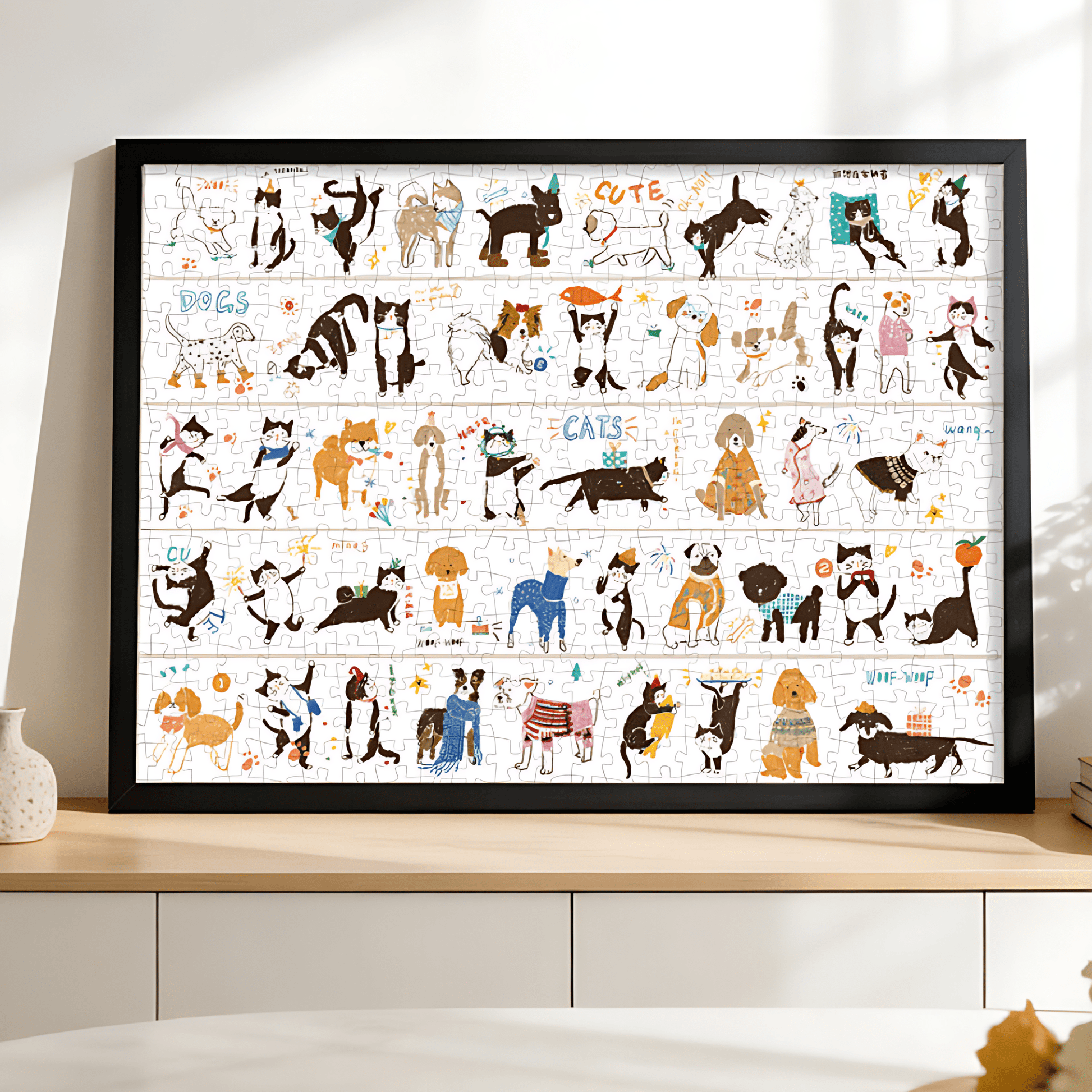 Woof Meow | Botop Fusion | 1000 Piece Puzzle | Jigsaw Puzzle - Mystery Matrix