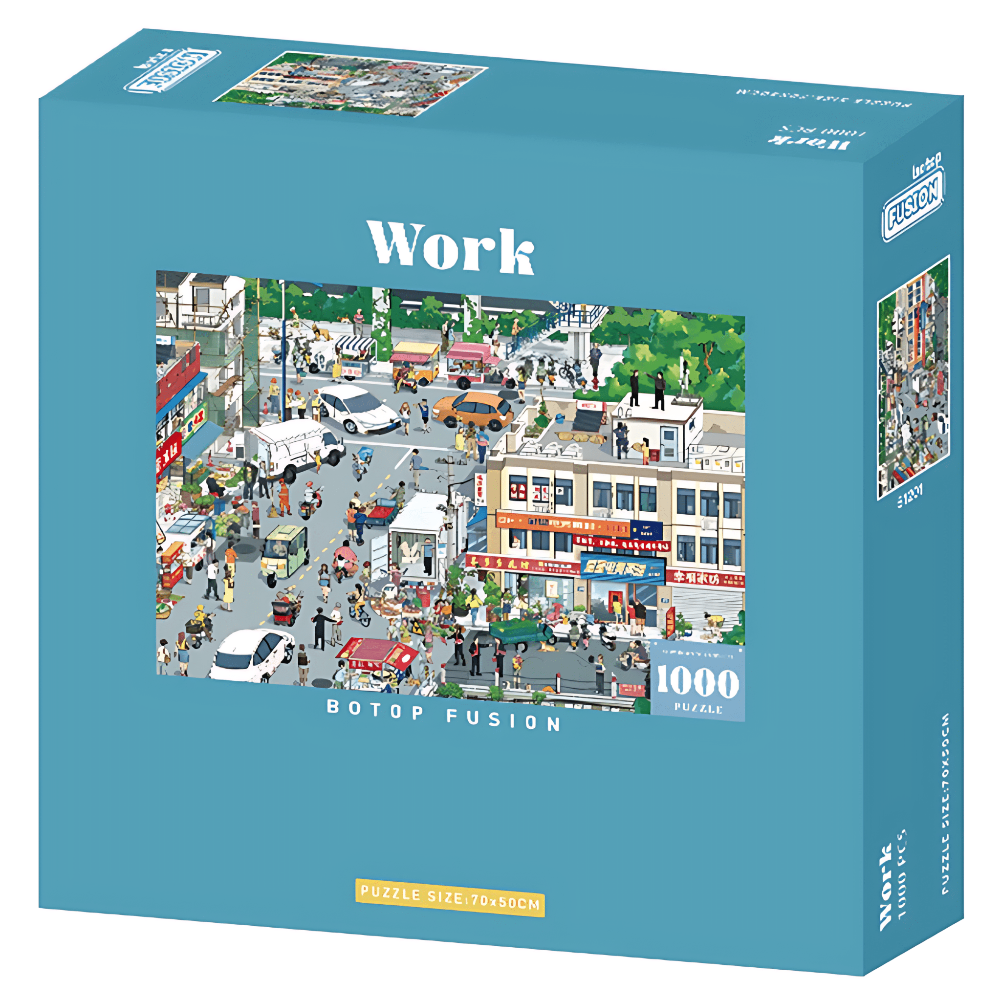 Work | Botop Fusion | 1000 Piece Puzzle | Jigsaw Puzzle – Mystery Matrix