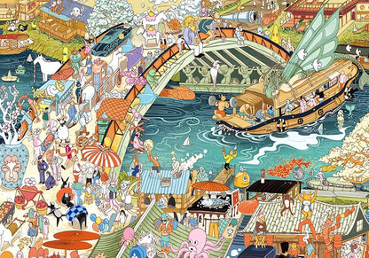 Working Drawings | Botop | 1000 Piece Puzzle | Jigsaw Puzzle - Mystery Matrix