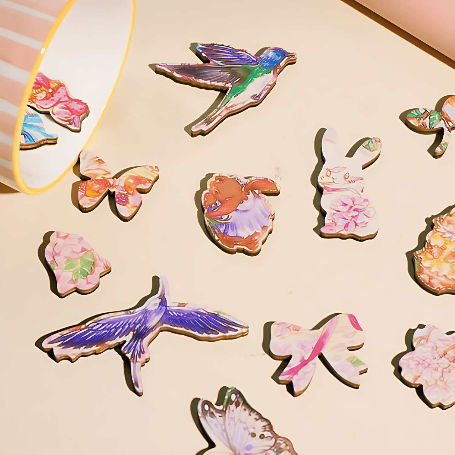 Woven Dream | TOI | Irregular Puzzle Piece | Wooden Puzzle with Frame - Mystery Matrix