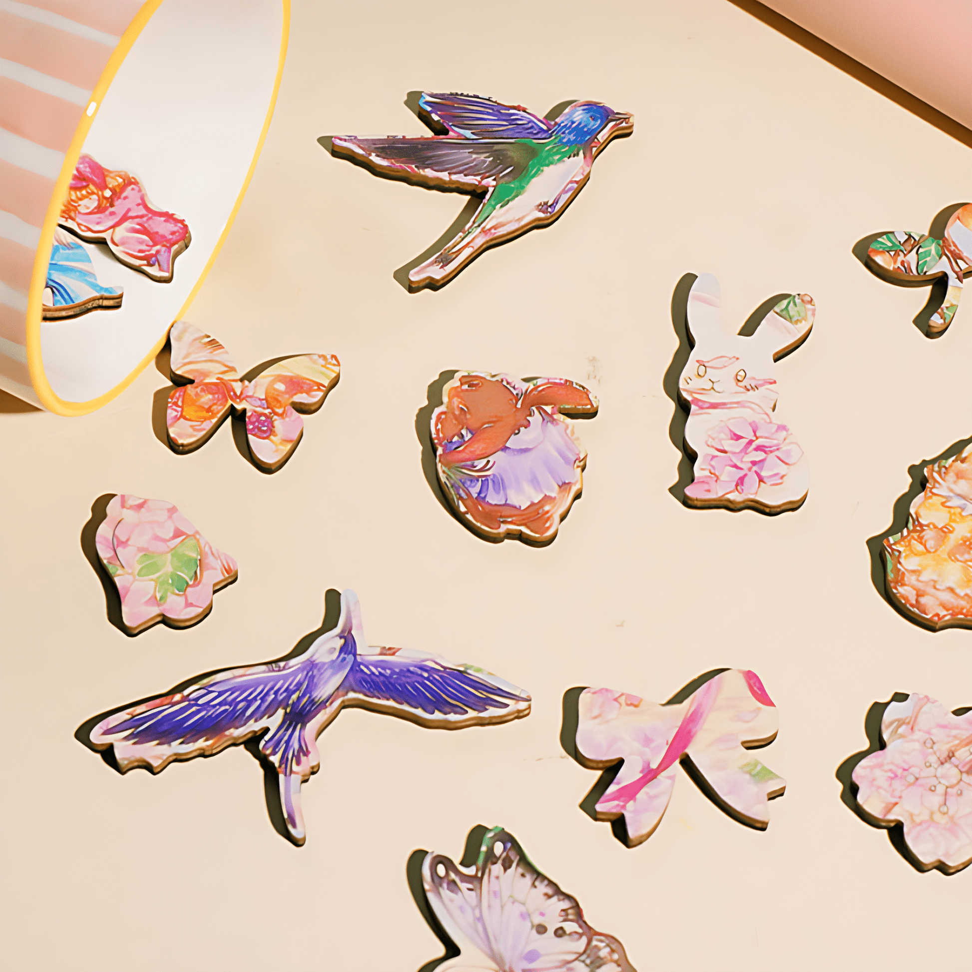 Woven Dream | TOI | Irregular Puzzle Piece | Wooden Puzzle with Frame - Mystery Matrix