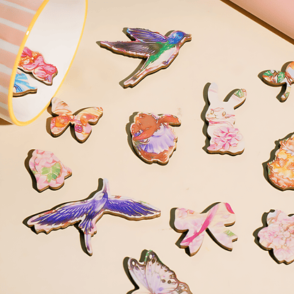 Woven Dream | TOI | Irregular Puzzle Piece | Wooden Puzzle with Frame - Mystery Matrix