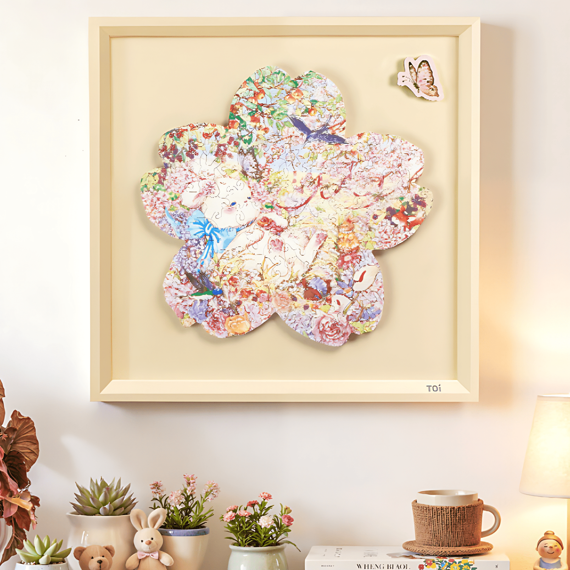 Woven Dream | TOI | Irregular Puzzle Piece | Wooden Puzzle with Frame - Mystery Matrix