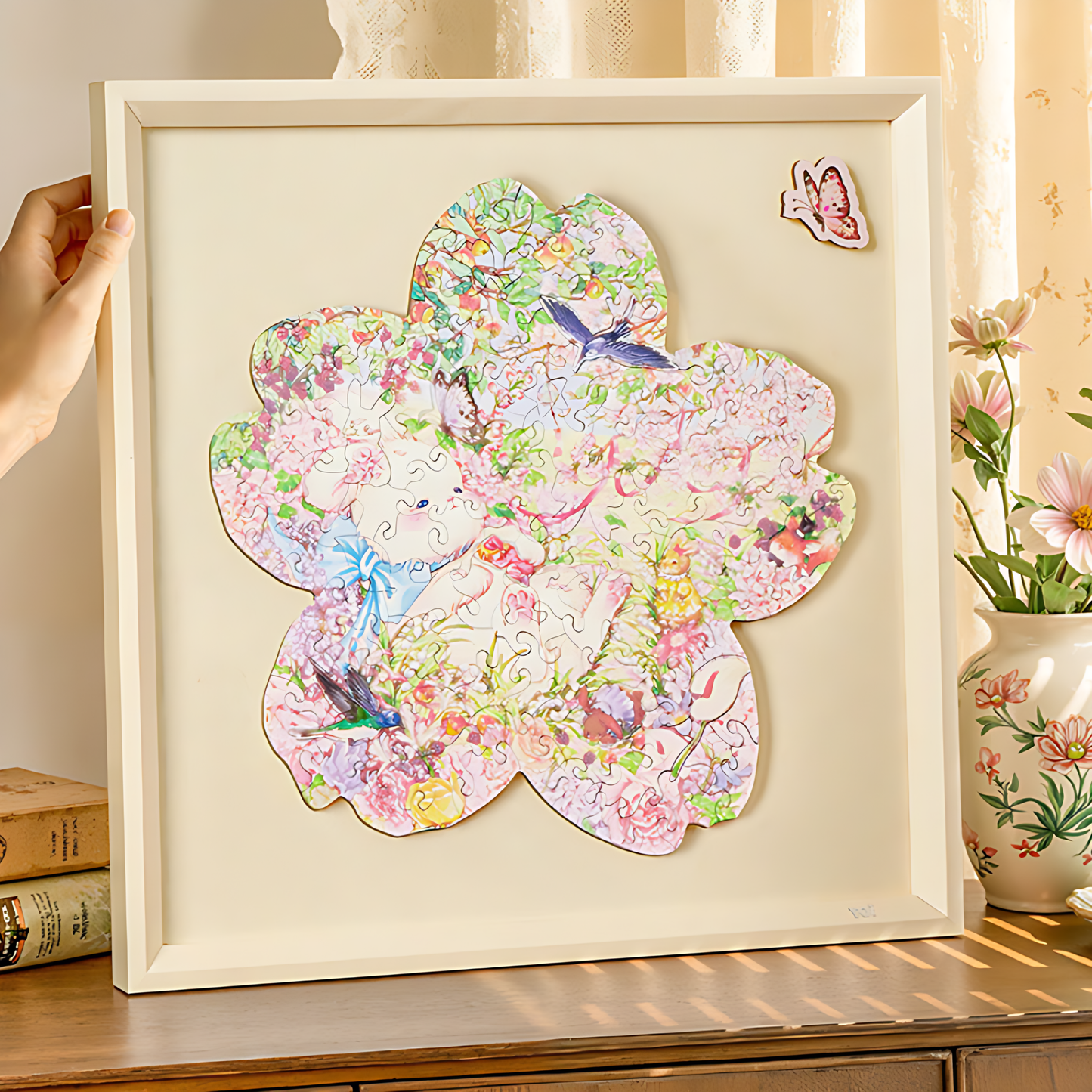 Woven Dream | TOI | Irregular Puzzle Piece | Wooden Puzzle with Frame - Mystery Matrix