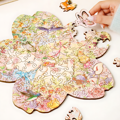 Woven Dream | TOI | Irregular Puzzle Piece | Wooden Puzzle with Frame - Mystery Matrix